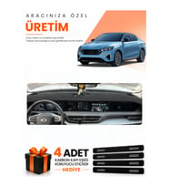 TOGG T10F (2025 ve Sonrası) Uyumlu Torpido Koruma Örtüsü Oto Kılıfı - Siyah
