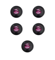 Roll-Up Kullan At Renkli Siyah Parti Davet Plastik Tabak - 22 Cm. - 25 Adetlik 5 Paket