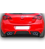 🚘 Opel Astra J HB İrmscher Difüzör – Sportif Tasarım, Dayanıklı Plastik  Arka Tampon Eki (Standart)