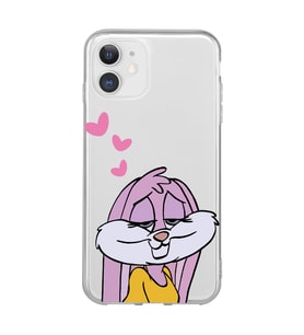 Iphone 11 Uyumlu Lola Bunny Tasarımlı Şeffaf Telefon Kılıfı