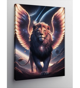 Kanvas Tablo Kanatlı Aslan Griffin