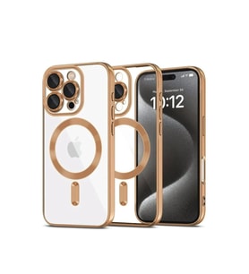 Apple iPhone 16 Pro Max Kılıf Kross Magneticsafe Kapak - Çöl Titanyum