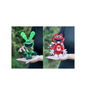 Catnap karakterleri hoppy ve bobby 2 li hareketli oyuncak figür popply playtime