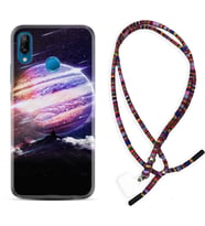 Huawei P20 Lite Mate 10 20 Lite Pro P40 Lite KılıfBoyun Asklı Rasta Silikon Super Planet 1797