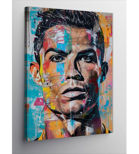 Kanvas Tablo Cristiano Ronaldo Futbolcu