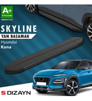 S-Dizayn Hyundai Kona Skyline Siyah Yan Basamak 173 Cm 2018-2023 A+ Kalite