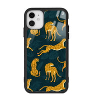 iPhone 11 Leaf Leopar Tasarımlı Glossy Telefon Kılıfı