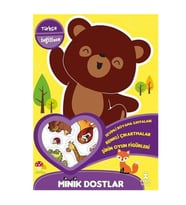 Minik Dostlar Ormanda Yürüyüş Boyama Türkçe İngilizce Doğan Çocuk