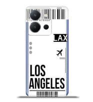 Vivo Y36 Kapak HD Renkli Dizayn Silikon Kılıf - Los Angeles Bilet