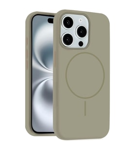 Joko Apple iPhone 14 Pro Max Kılıf Jully Magsafe Kapak - Çöl Titanyum