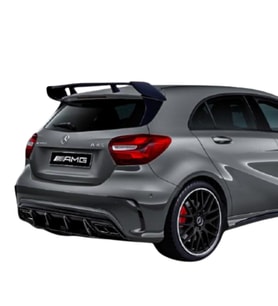 Mercedes A Serisi W176 (2015-2018) Yeni A45 Difüzör (Plastik) (Standart)