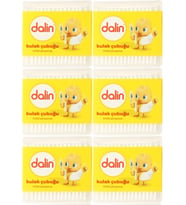 Dalin Kulak Çubuğu 100 Adet (6 Lı Set)