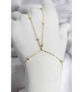 316L Çelik Gold Renk Top Zincirli Kadın Şahmeran 5886 - SSSSSS3823-3553