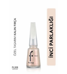 Sedefli Parlak Oje (BEYAZ) - Pearly Nail Enamel - Pl308 Snow Glam - 8682536035446