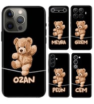 iPhone 7 8 SE 11 12 13 14 15 16 16E 17E Pro Max Plus Air Mini Kılıf YeniSeri Kişiye Özel İsim Yazılı Silikon Kapak