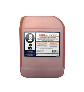 SSKA Fırın ve Izgara Temizleyici / Yanmış Yağ Sökücü - 6 Kg. - Bidon