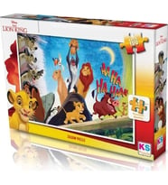 Ks Puzzle 100 Parça Lion King LK714 8040 (Karışık)