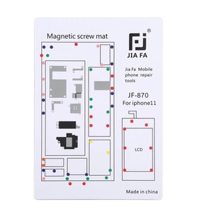 JIAFA JF-870 iPhone 11 6.1 İnc Mıknatıslı Çalışma Hasırı Vida Gostergeli-(5 - SSSSSS1167-9
