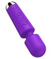 Fastieshop Mini Şarjlı Wand Vibratör 15 cm (Mor)