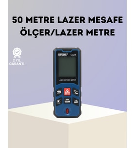 Lazer Metre 50 MT Hassas ve Hızlı Ölçüm Özellikli