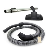 Fantom Uyumlu Carbon Black CB 2000 Elektrikli Süpürge Çelik Telli Hortum Emici Yer Başlığı Teleskopik Boru