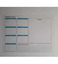 77X56 cm Haftalık Planlayıcı Kağıt Tahta