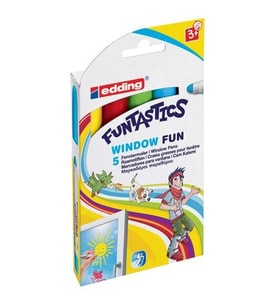 Edding 16 Funtastics Window Fun Cam Boyama Kalemi 5 RENK SET 