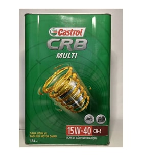 CASTROL C-CRB TURBOMAX CI-4 15W/40 18 LT MOTOR YAĞ 15E74A (ATLANTİK-SOHO ANTRASİT)