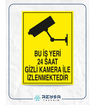 Bu İş Yeri 24 Saat Gizli Kamera İle İzlenmektedir