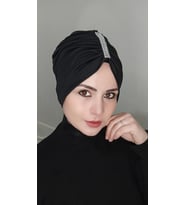 Kadın Trend Bone Aksesuar Detay Siyah