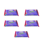 Fresh'n Soft Islak Cep Mendil - Alkolsüz ve pH Dengelenmiş - Çiçeksi Kokular - 15 Adetlik 5 Paket