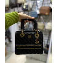 Premium Kadın El & Omuz Çantası 930610 (Siyah)