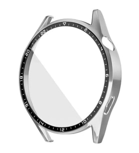 Sneezy Huawei Watch Gt3 46mm PC Sert Kasa Ve Ekran Koruyucu (Gümüş)