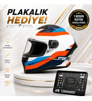 MT Helmets Stinger 2 Solid Full Face Kapalı Kask + Plakalık