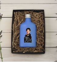 BK Gift Hediye Kutulu Kişiye Özel The Baba Karikatürlü Mavi Tasarım Cam Şişede 200 ml Kolonya-5, Babaya Hediye, Babalar Günü Hediyeleri, Hediyelik Baskılı Kolonya