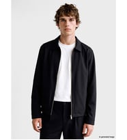 LCW Vision Siyah Loose Fit Erkek Ceket