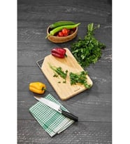 Cooker Bambu Kesme Tahtası 34x24x2cm (Kahverengi)