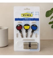68mm 6 Pim Bilyalı Silindir Göbeği (Nikel Saten, 3 Anahtar)