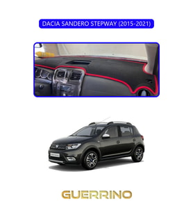 DACIA SANDERO STEPWAY 2015-2021TORPİDO KORUMA HALISI MAVİ KENAR