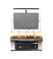 16 Dilim Elektrikli  Döküm Tost Makinesi 1550 W. Döküm :40x27 Cm (Gri)