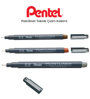 Pentel Pointliner Teknik Çizim Kalemi 0,5mm