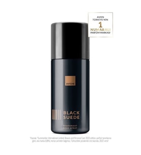 Avon Black Suede Erkek Vücut Spreyi 150ml (Siyah)