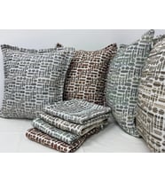 NİVEMESHOME ELYAF DOLGULU KIRLENT 45X45 LİSA 01 KİREMİT