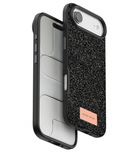 Iphone 17 Air Bright Simli Kapak - Siyah