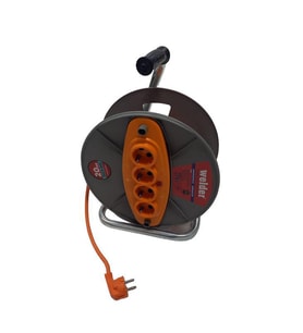 Welder Makaralı Seyyar Kablo 3x2.5 20 mt (Turuncu)