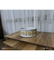 Çiçek desenli taş Bonsai Orkide ve aranjman saksısı