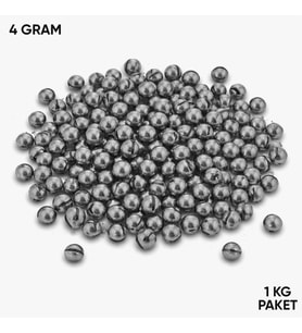 Kıstırma Yarma Kurşun - Kesikli Olta Kurşunu - 4 Gram (1 KG)