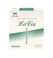 D'Addario RIC10MD La Voz Soprano Saksafon Kamışı Medium Sertlik (Profesyonel/Caz) - 10'lu Paket  Dengeli Caz Sesi ve Kararlı Ses Üretimi