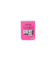 DEFFTER JUST SPRİRALLİ SERT KAPAK BLOKNOT A7 (7.5x10cm) ÇİZGİSİZ (DÜZ) DEFTER 80 YP.- GREAT