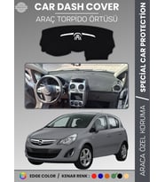OPEL CORSA D (2006-2014) Torpido Örtüsü Ön Göğüs Halı Torpido Koruma Birebir Uyum Kaymaz Özel Kesim